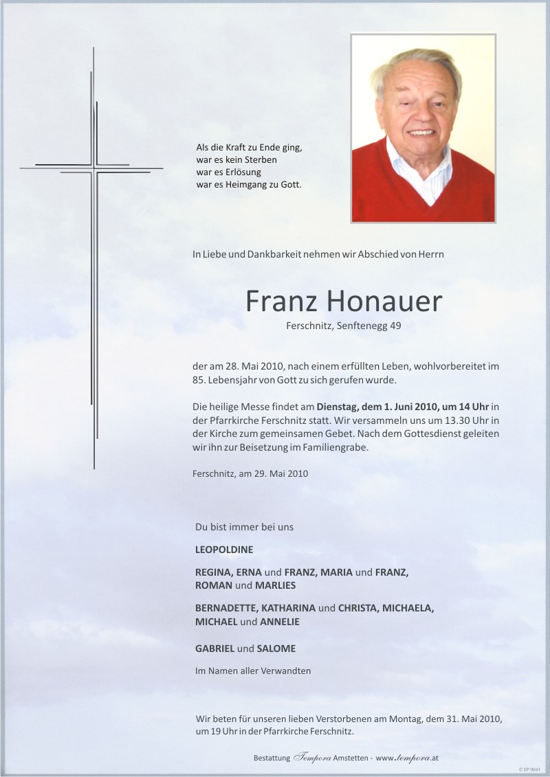 Parte Franz Honauer