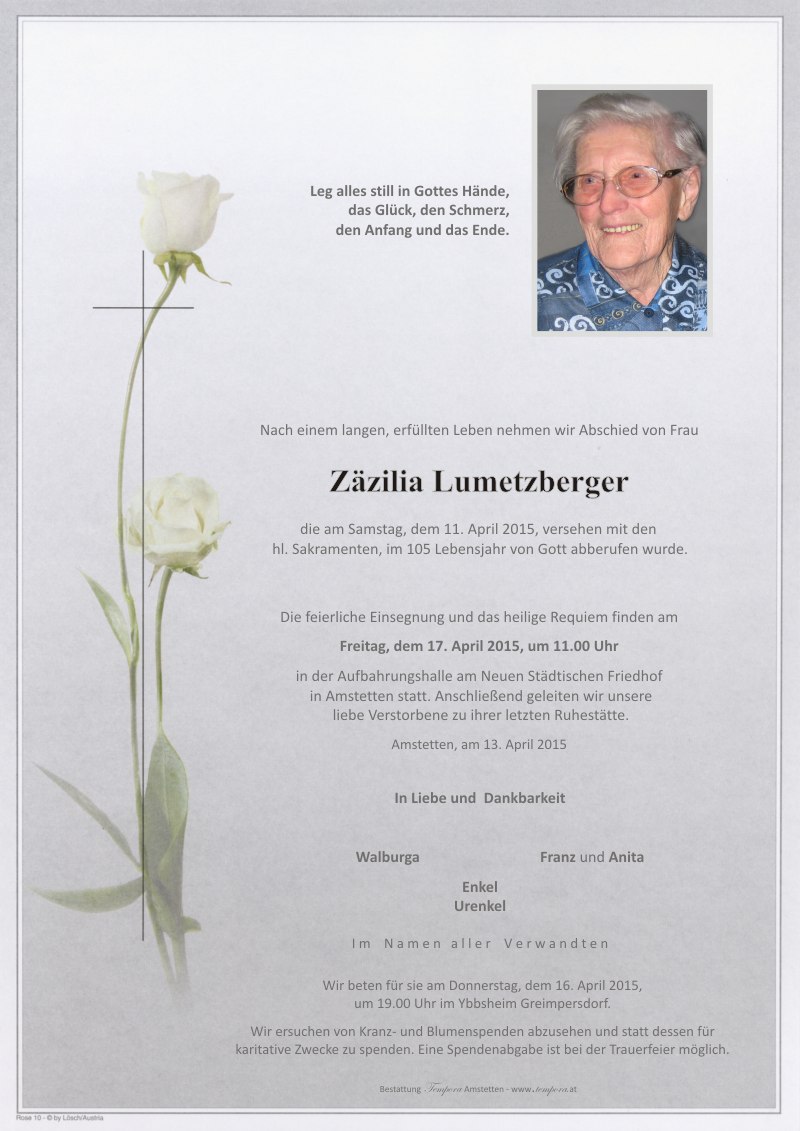 Parte Zäzilia Lumetzberger