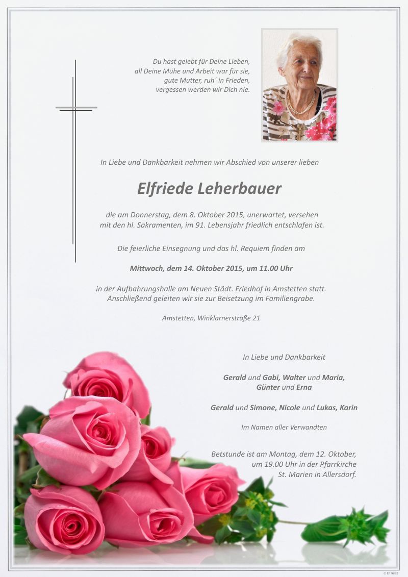 Parte Elfriede Leherbauer