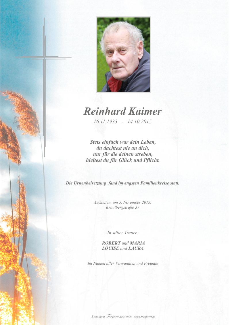Parte Reinhard Kaimer