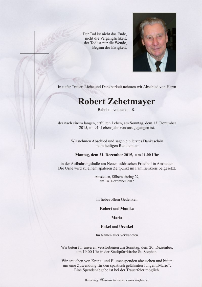 Parte Robert Zehetmayer