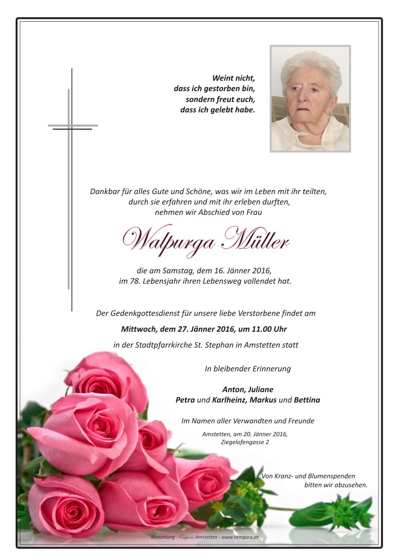 Parte Walpurga Müller