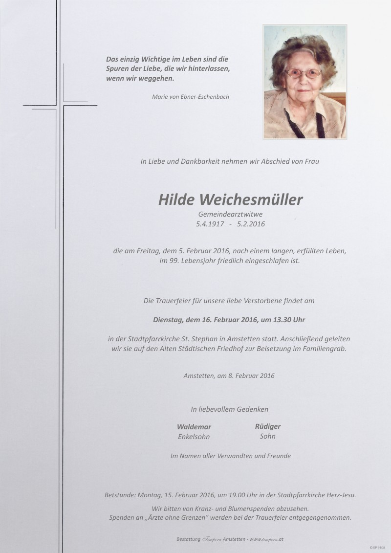 Parte Hilde Weichesmüller