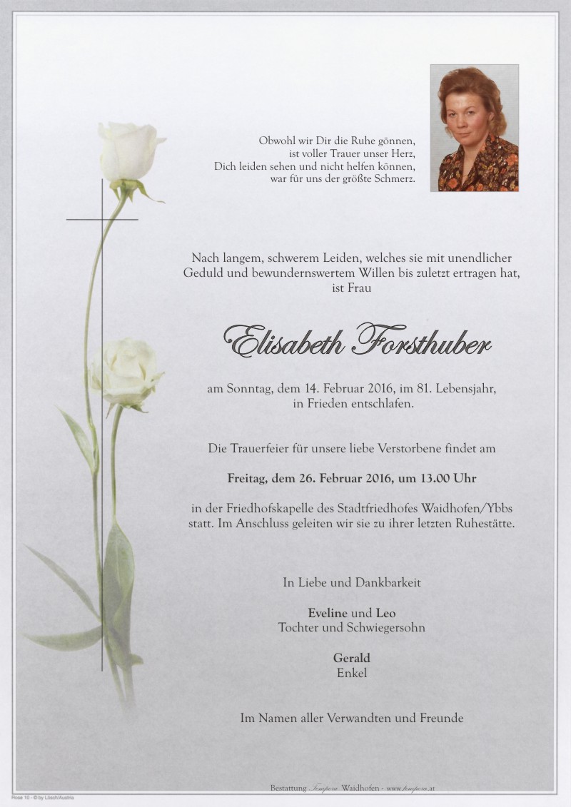 Parte Elisabeth Forsthuber