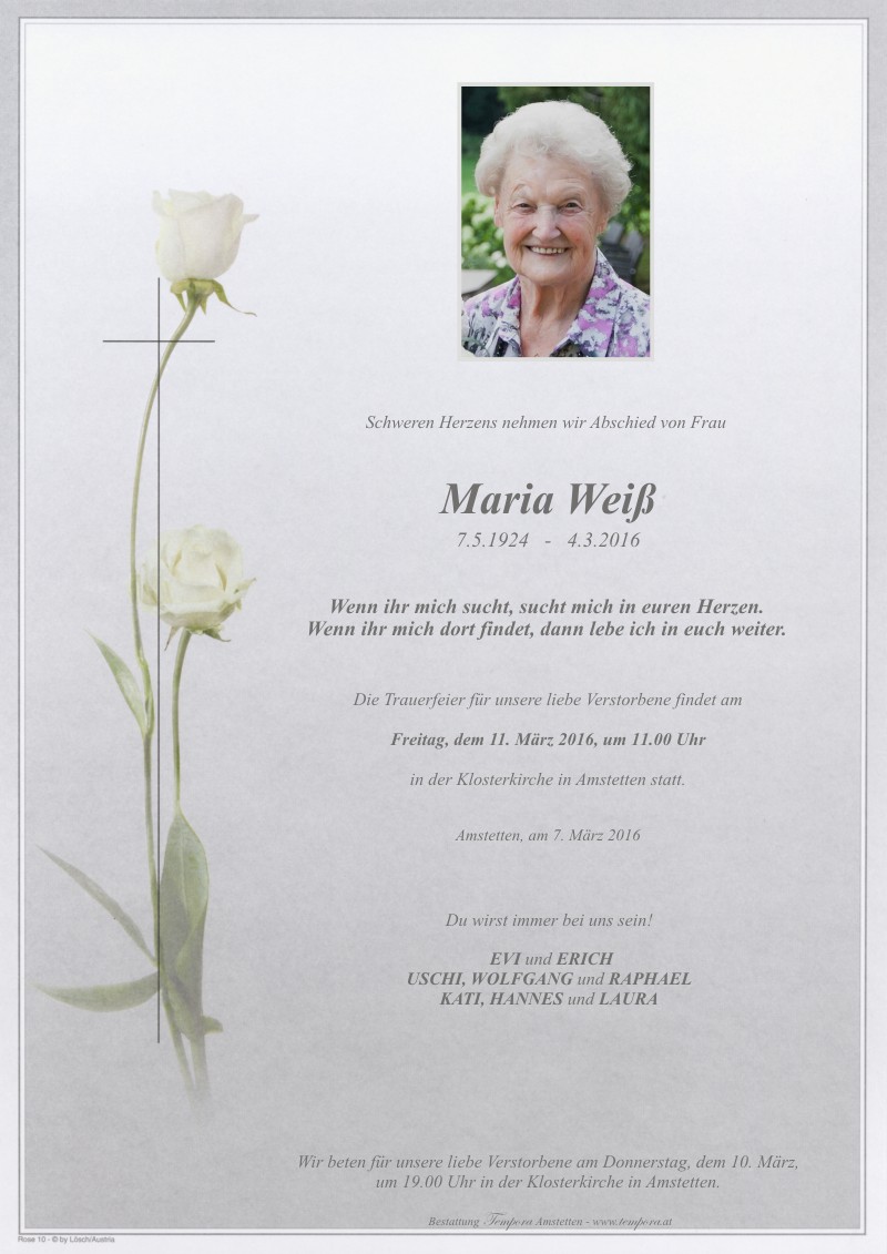 Parte Maria Weiß