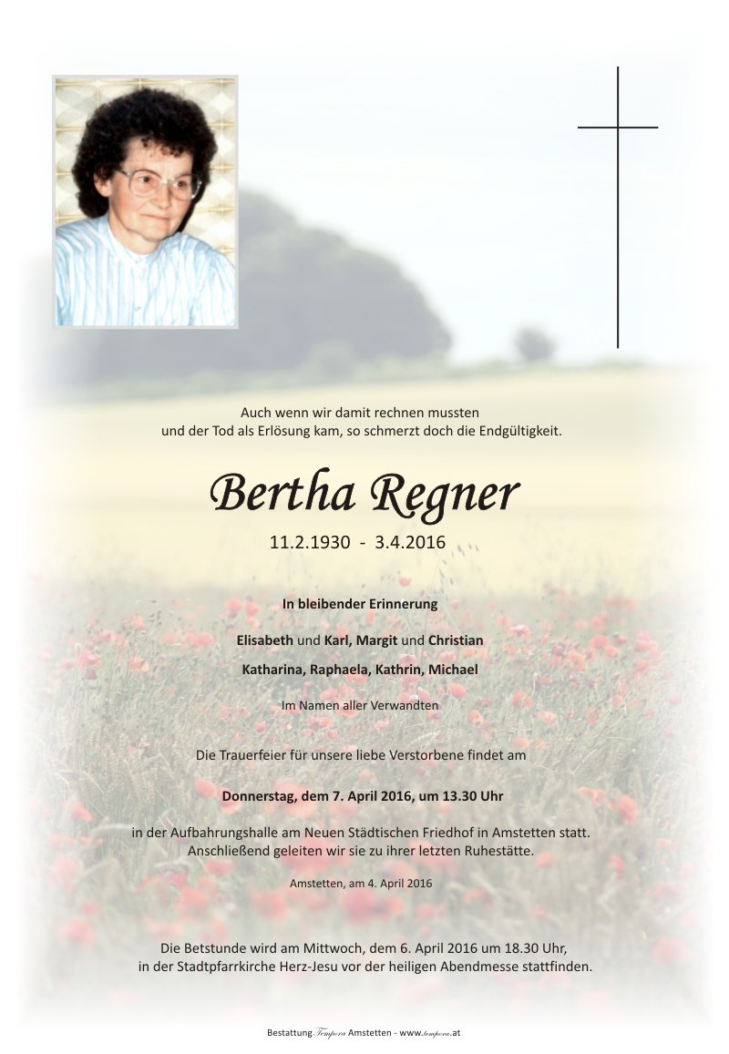 Parte Bertha Regner