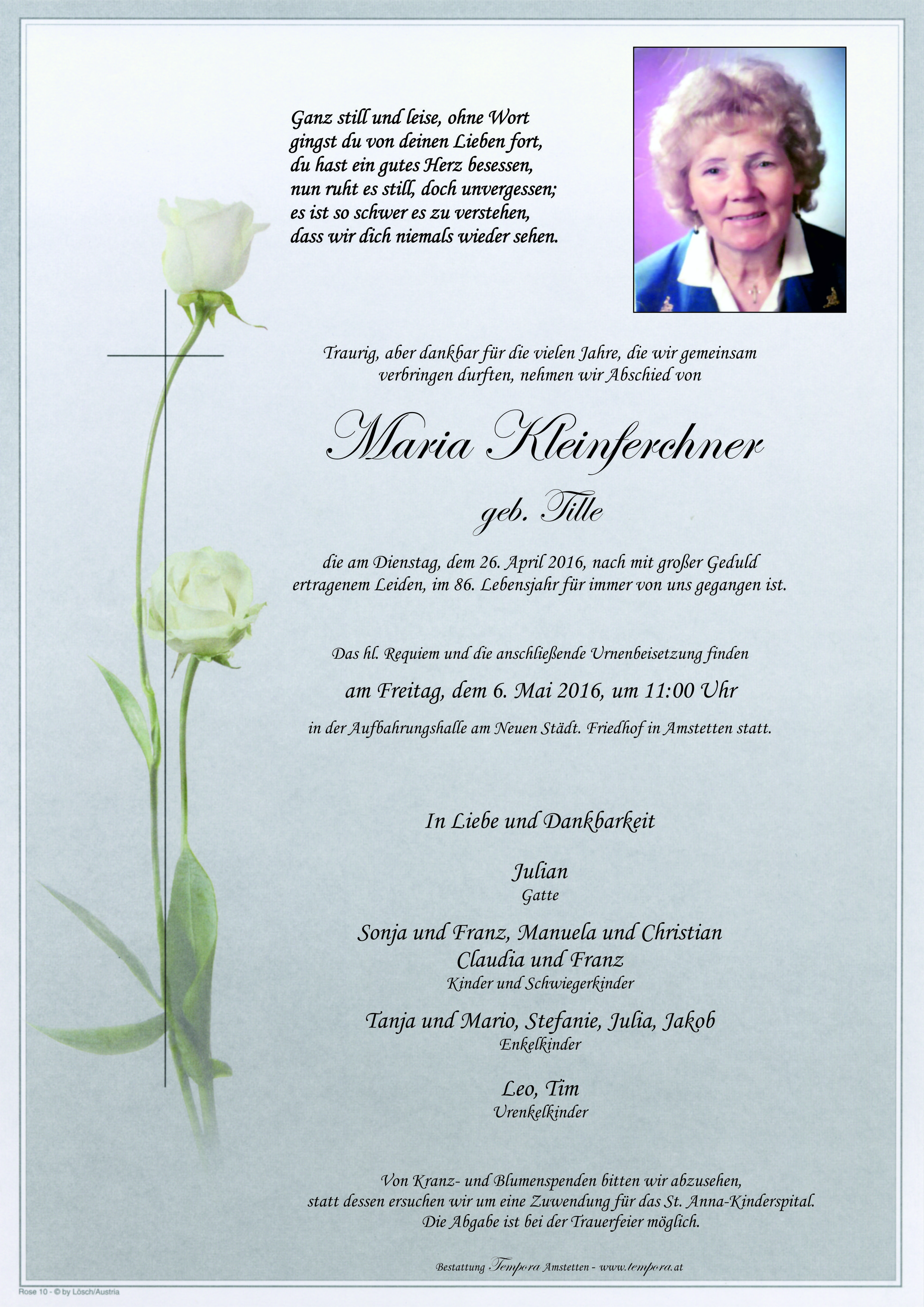 Parte Maria Kleinferchner