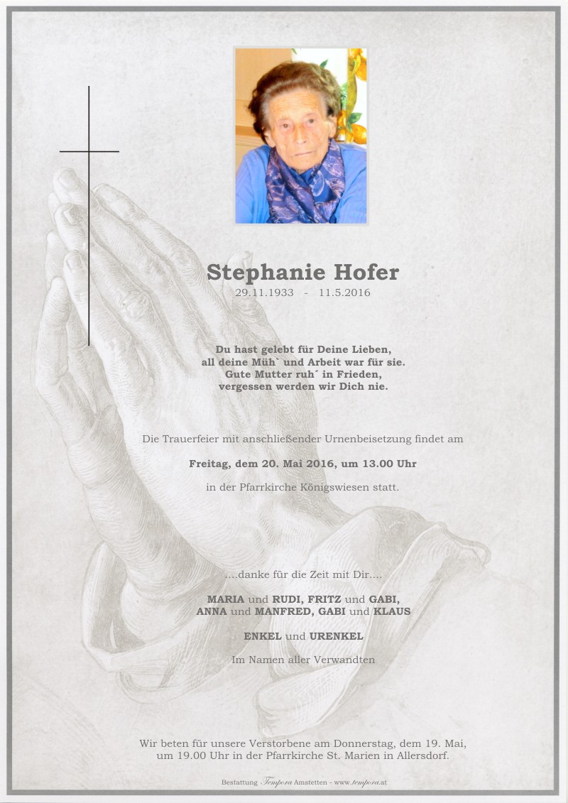 Parte Stephanie Hofer