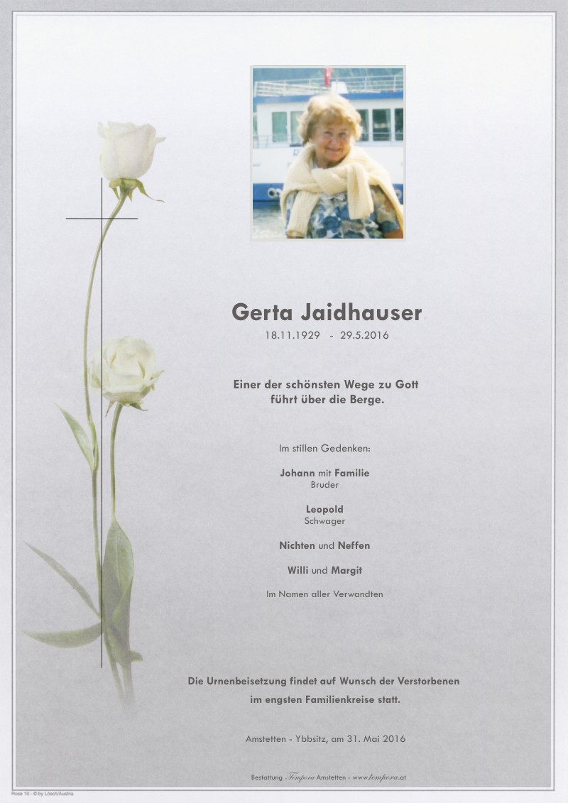 Parte Gerta Jaidhauser