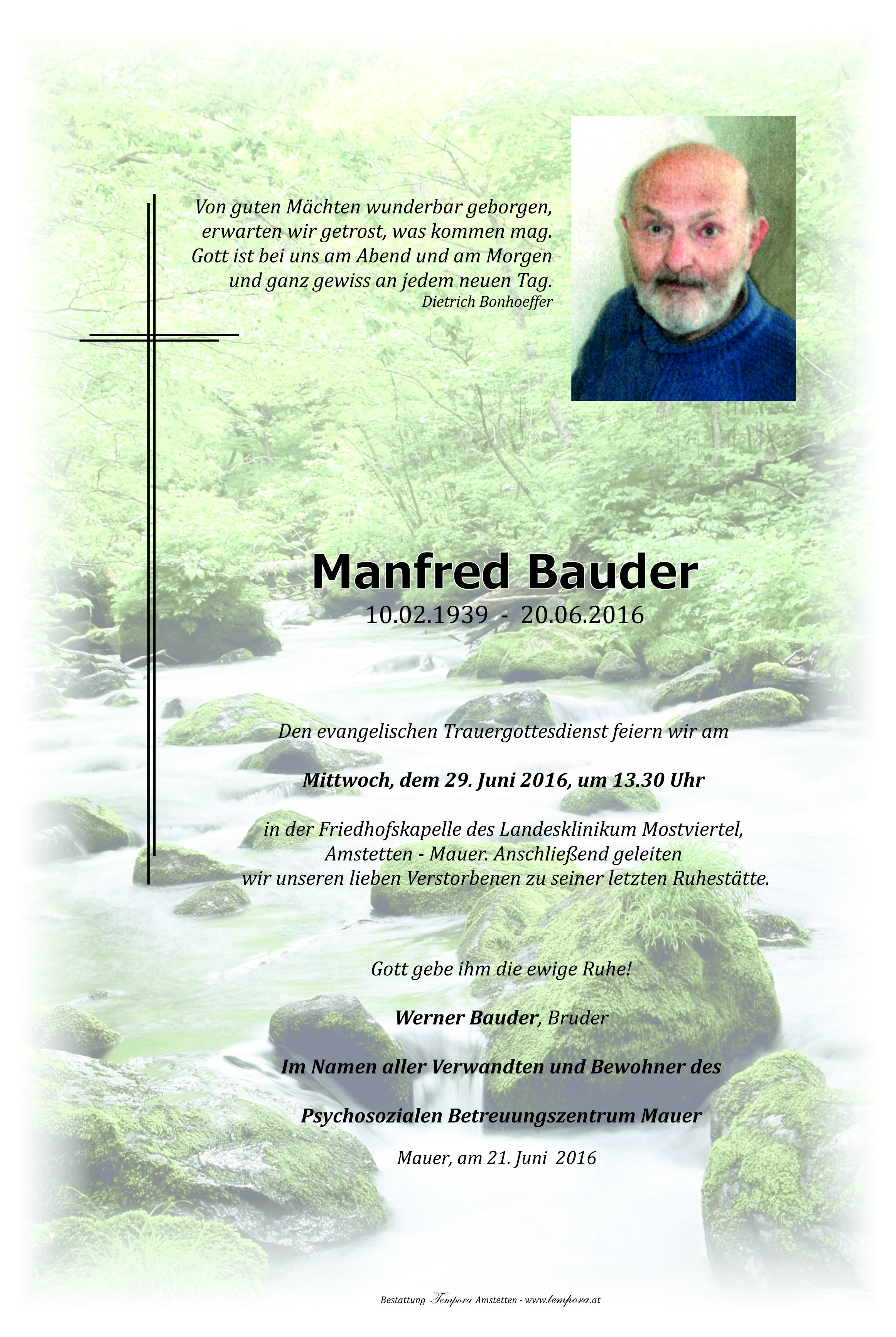 Parte Manfred Bauder
