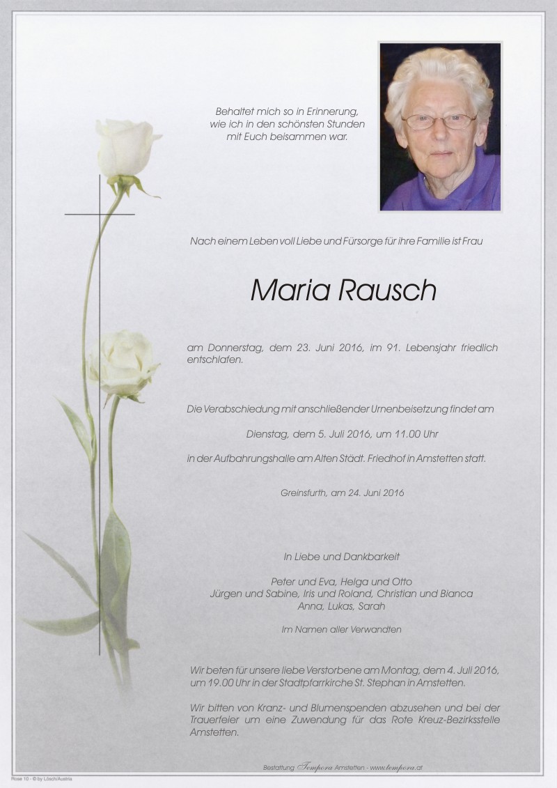 Parte Maria Rausch