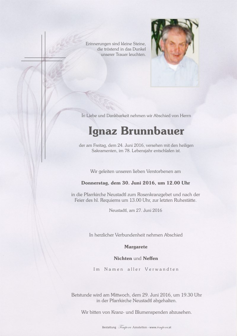 Parte Ignaz Brunnbauer