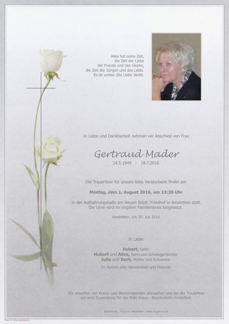 Parte Gertraud Mader