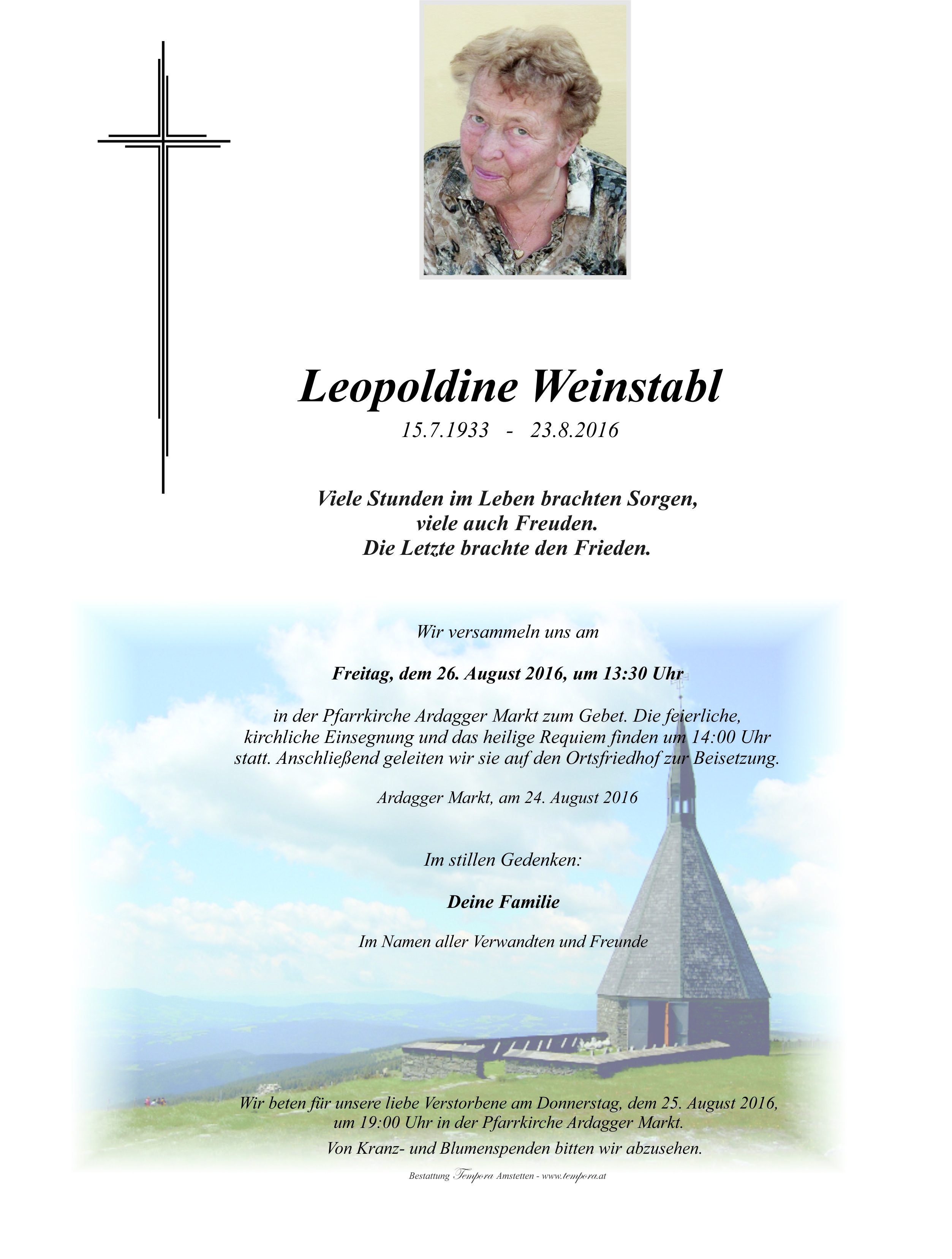 Parte Leopoldine Weinstabl