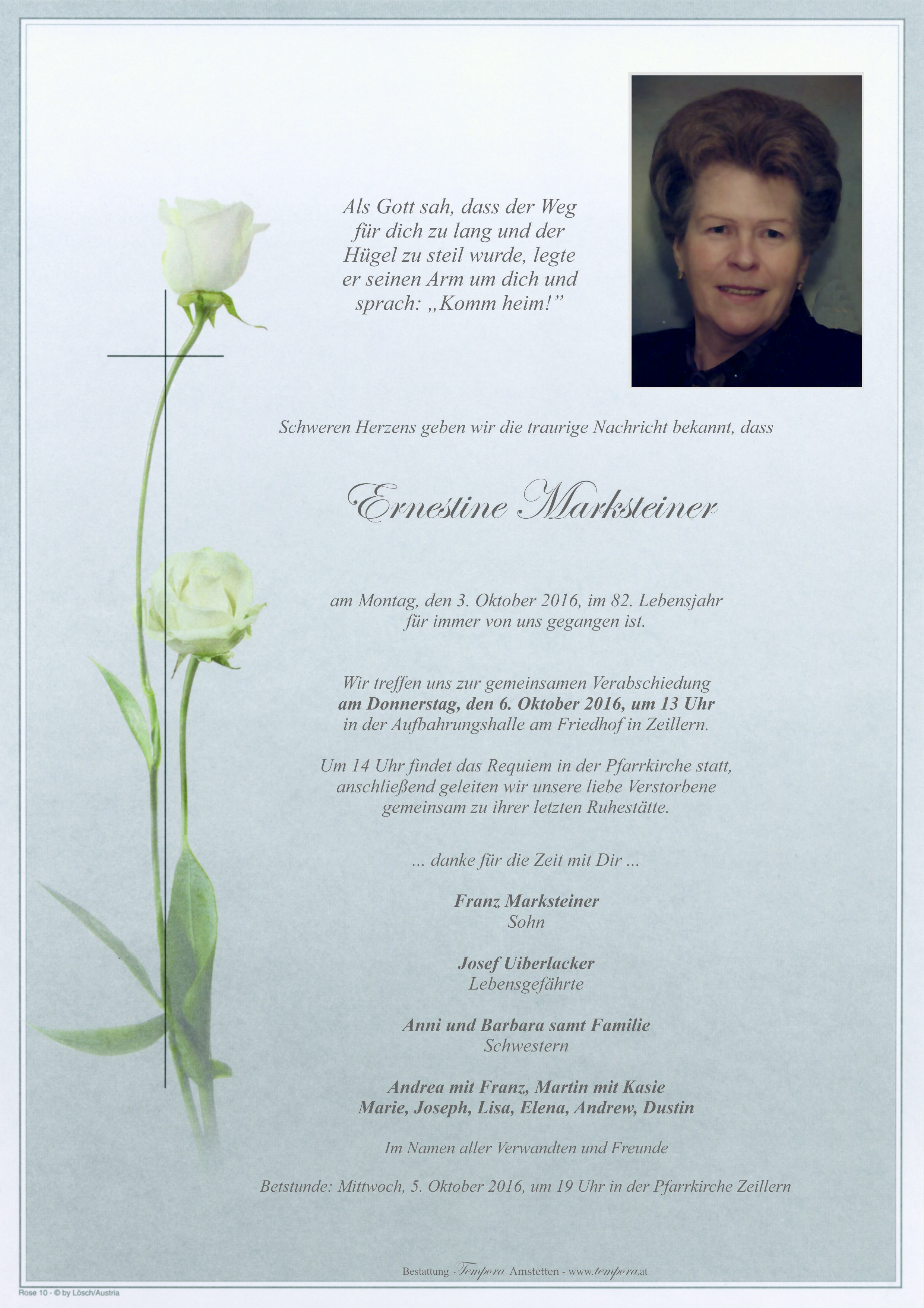 Parte Ernestine Marksteiner