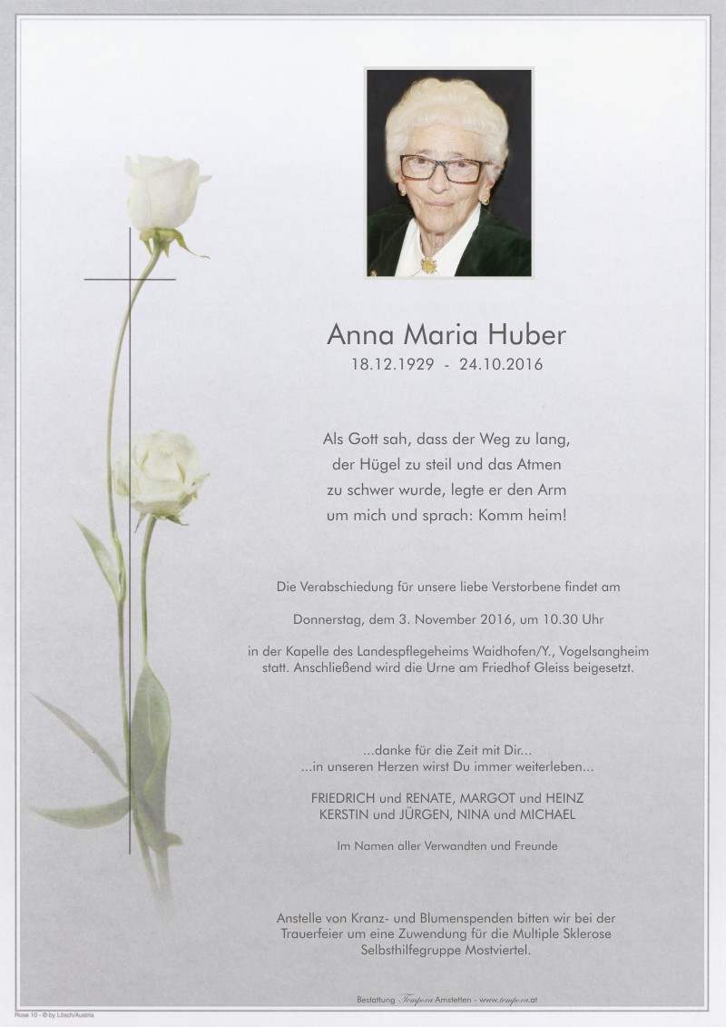 Parte Anna Maria Huber
