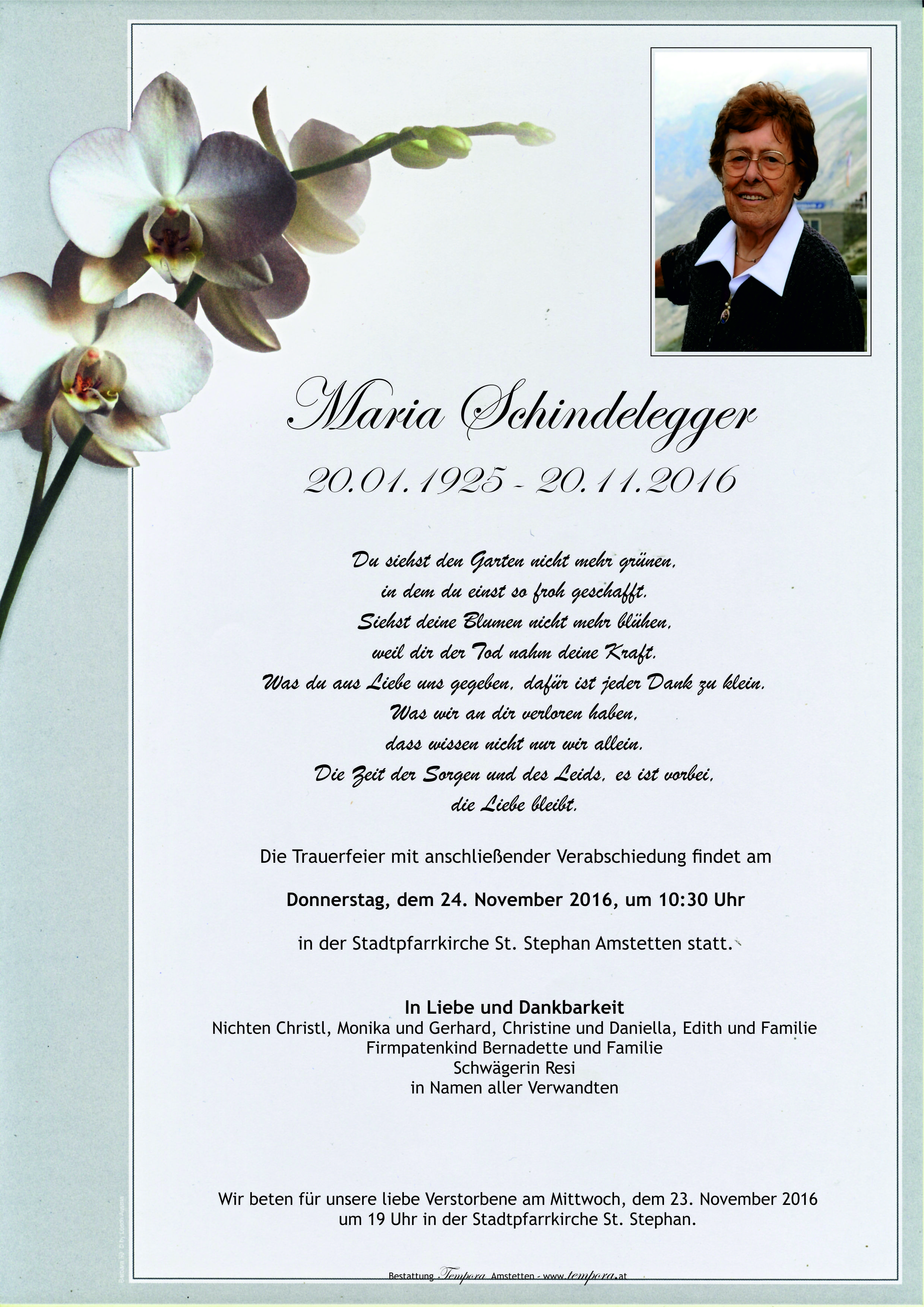 Parte Maria Schindelegger