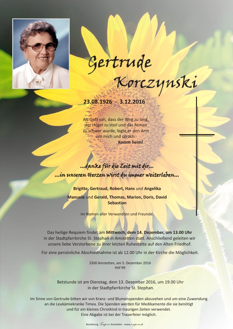 Parte Gertrude Korczynski