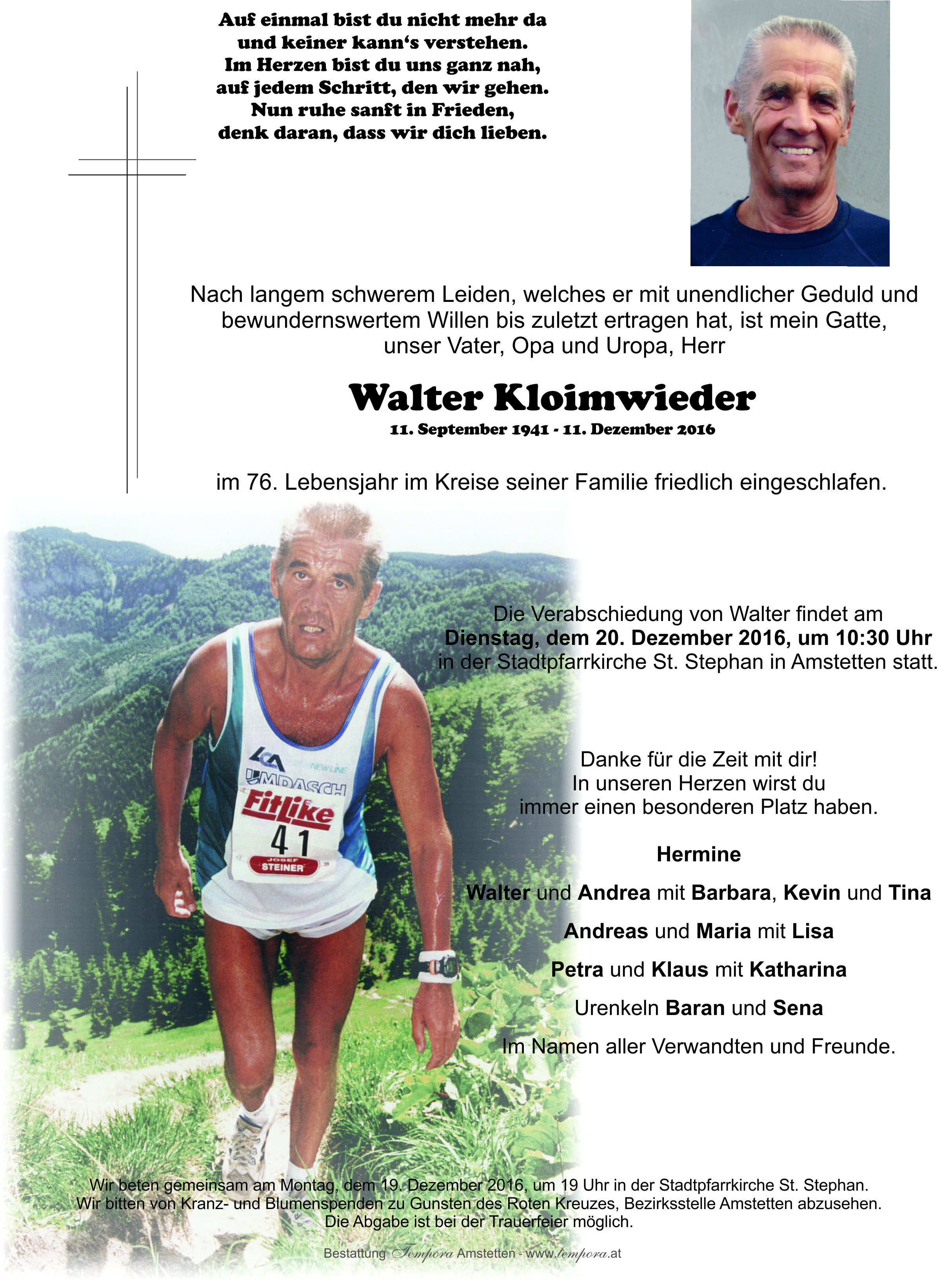 Parte Walter Kloimwieder