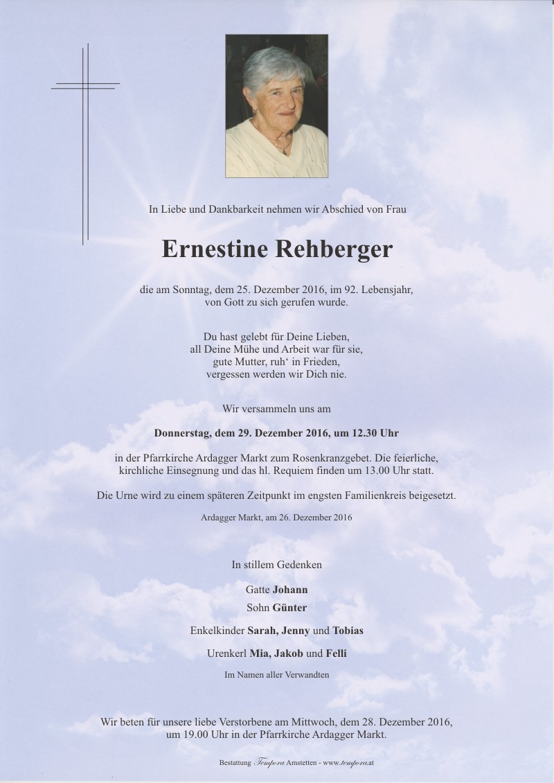 Parte Ernestine Rehberger