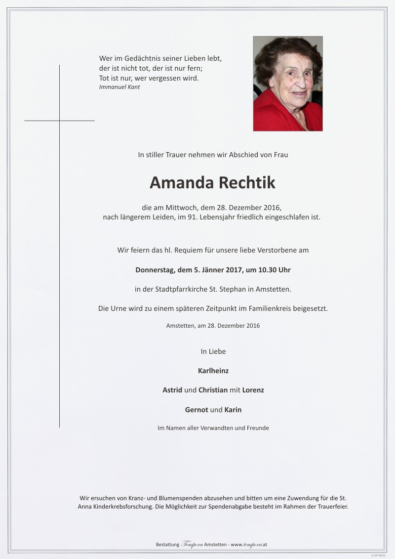 Parte Amanda Rechtik
