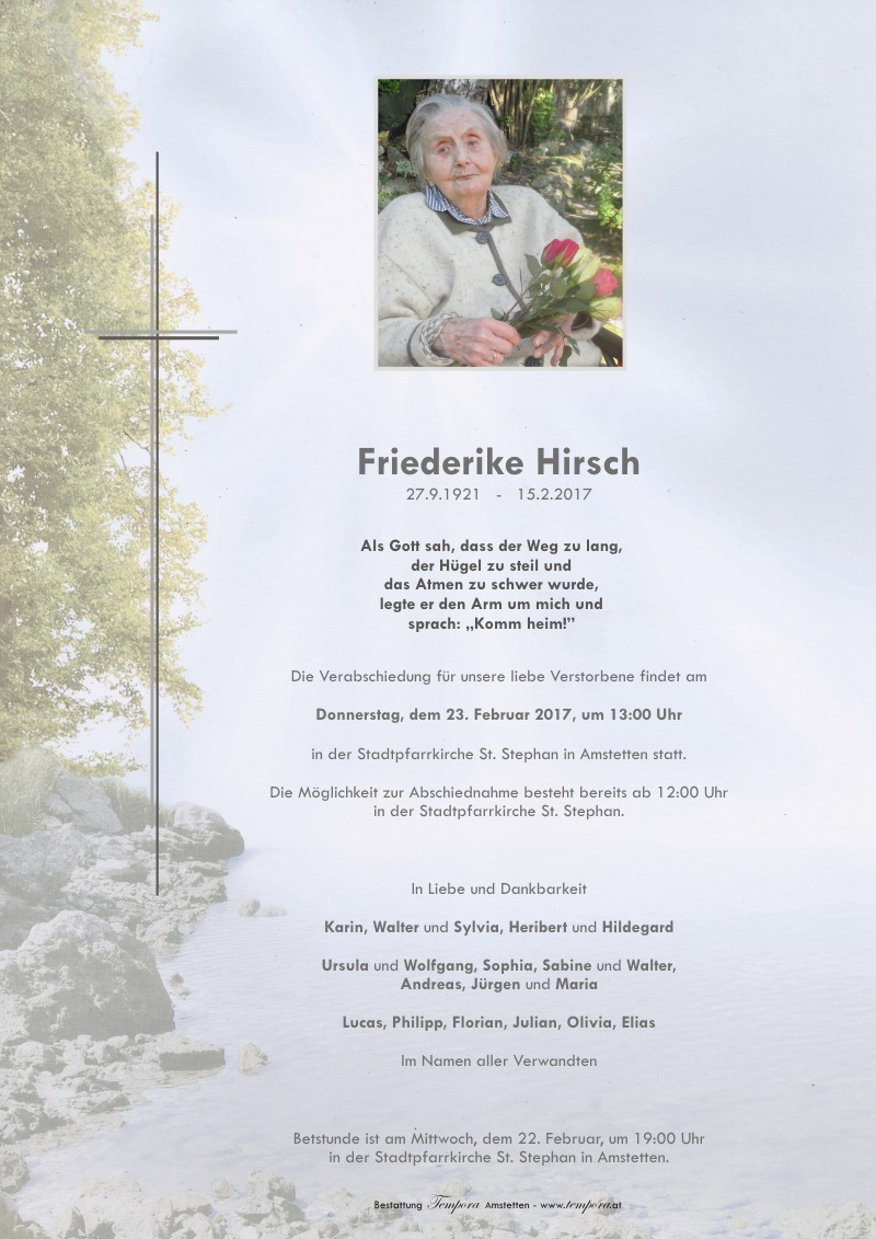 Parte Friederike Hirsch