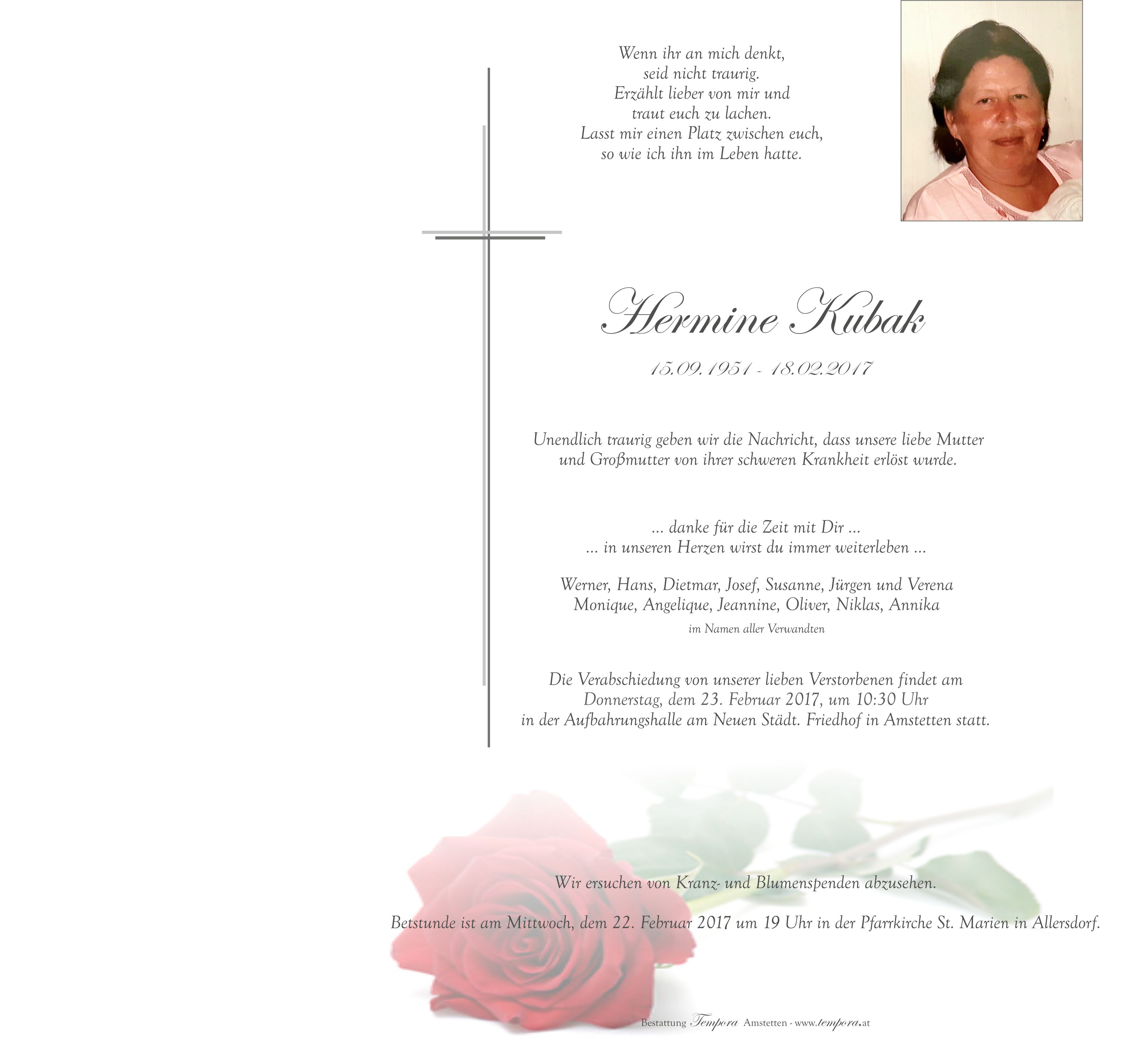 Parte Hermine Kubak