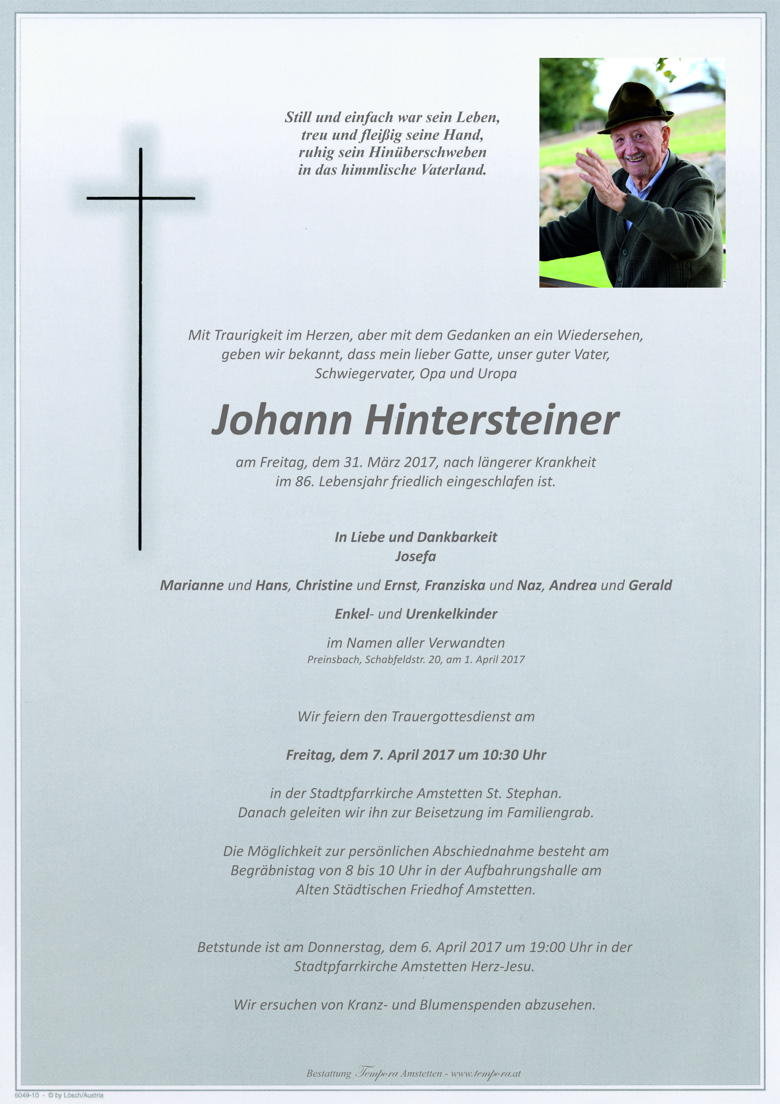 Parte Johann Hintersteiner