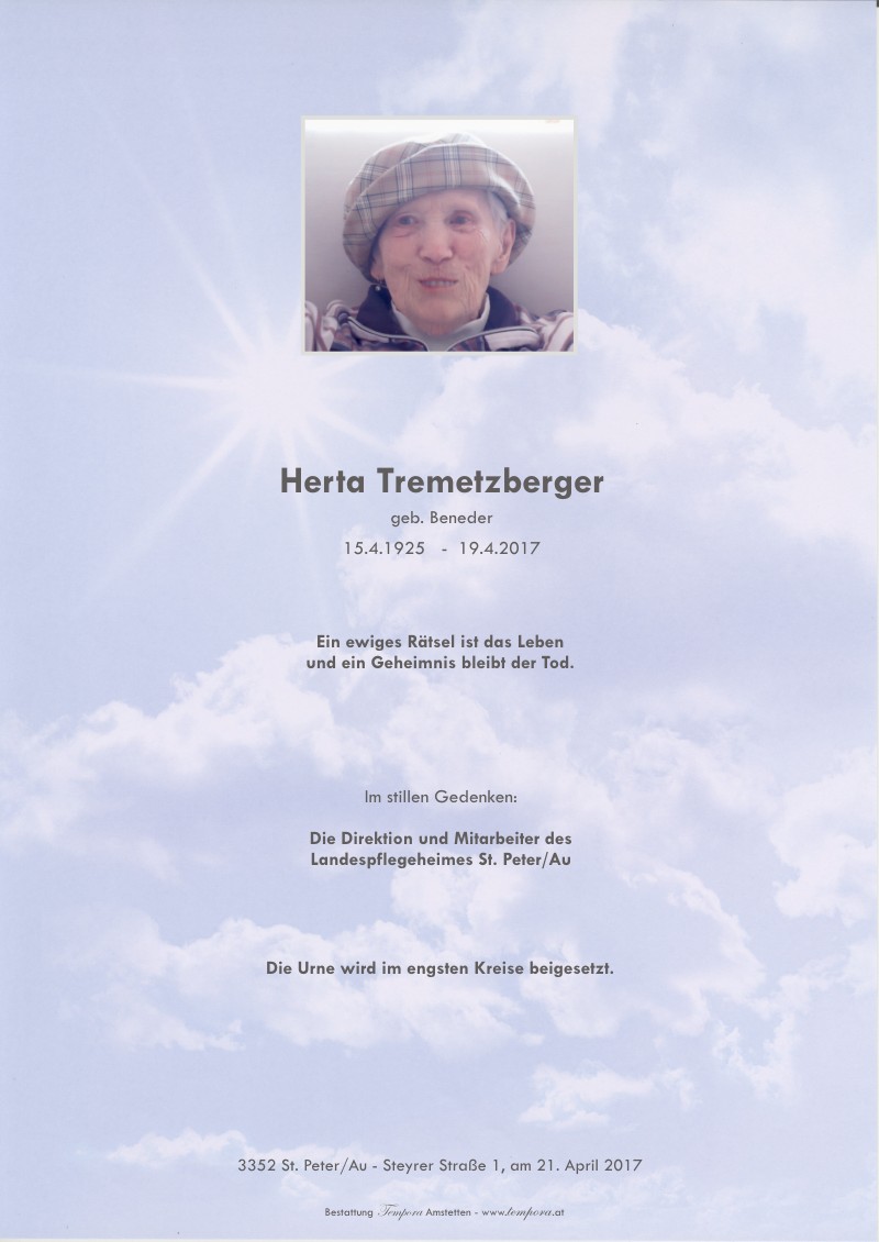 Parte Herta Tremetzberger