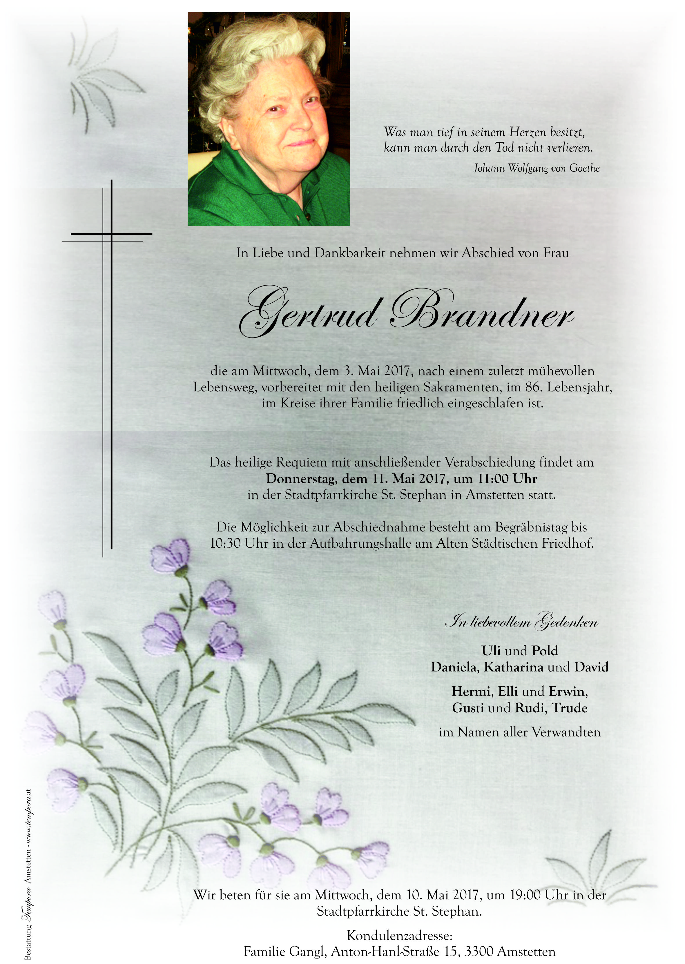 Parte Gertrud Brandner
