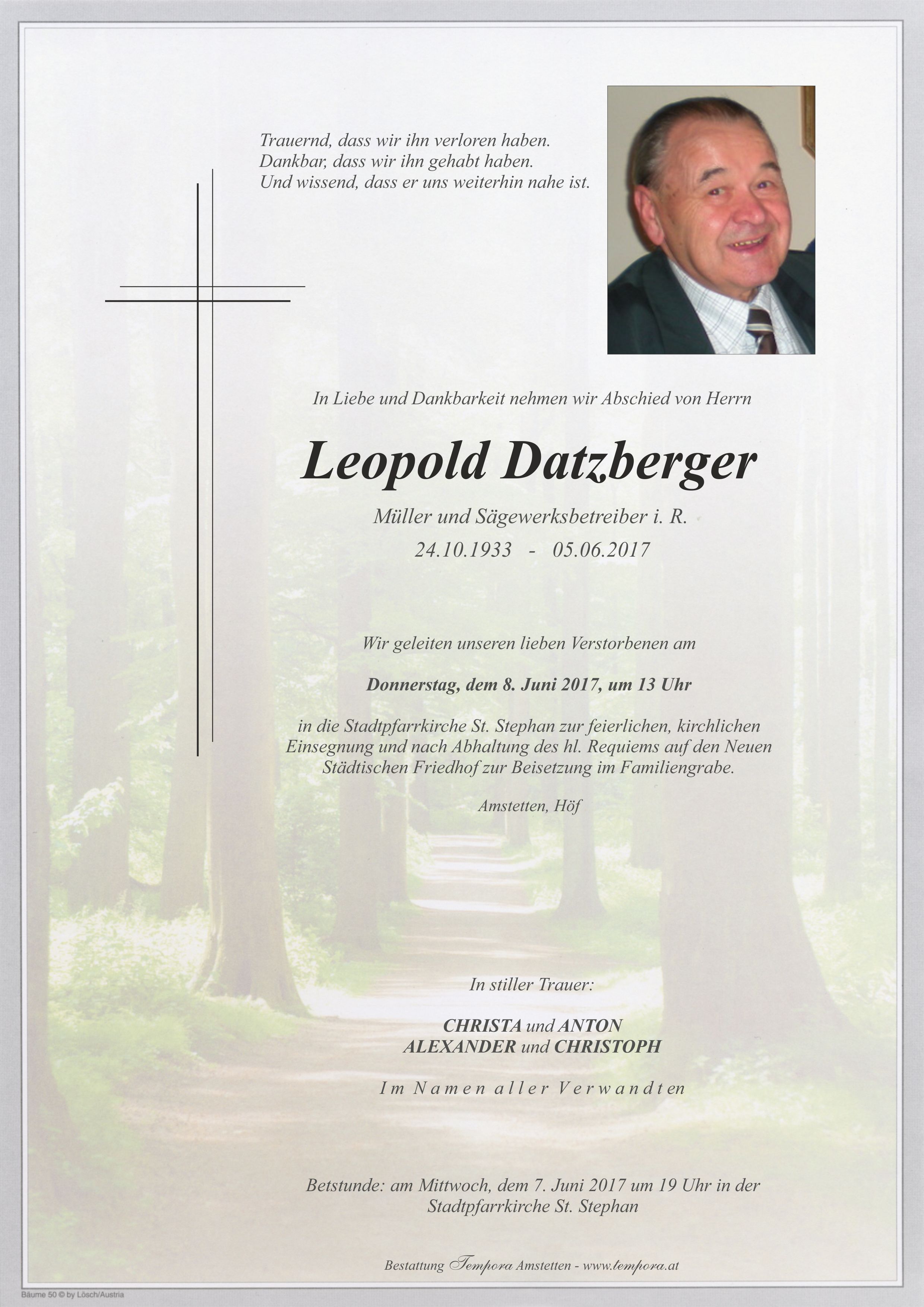 Parte Leopold Datzberger