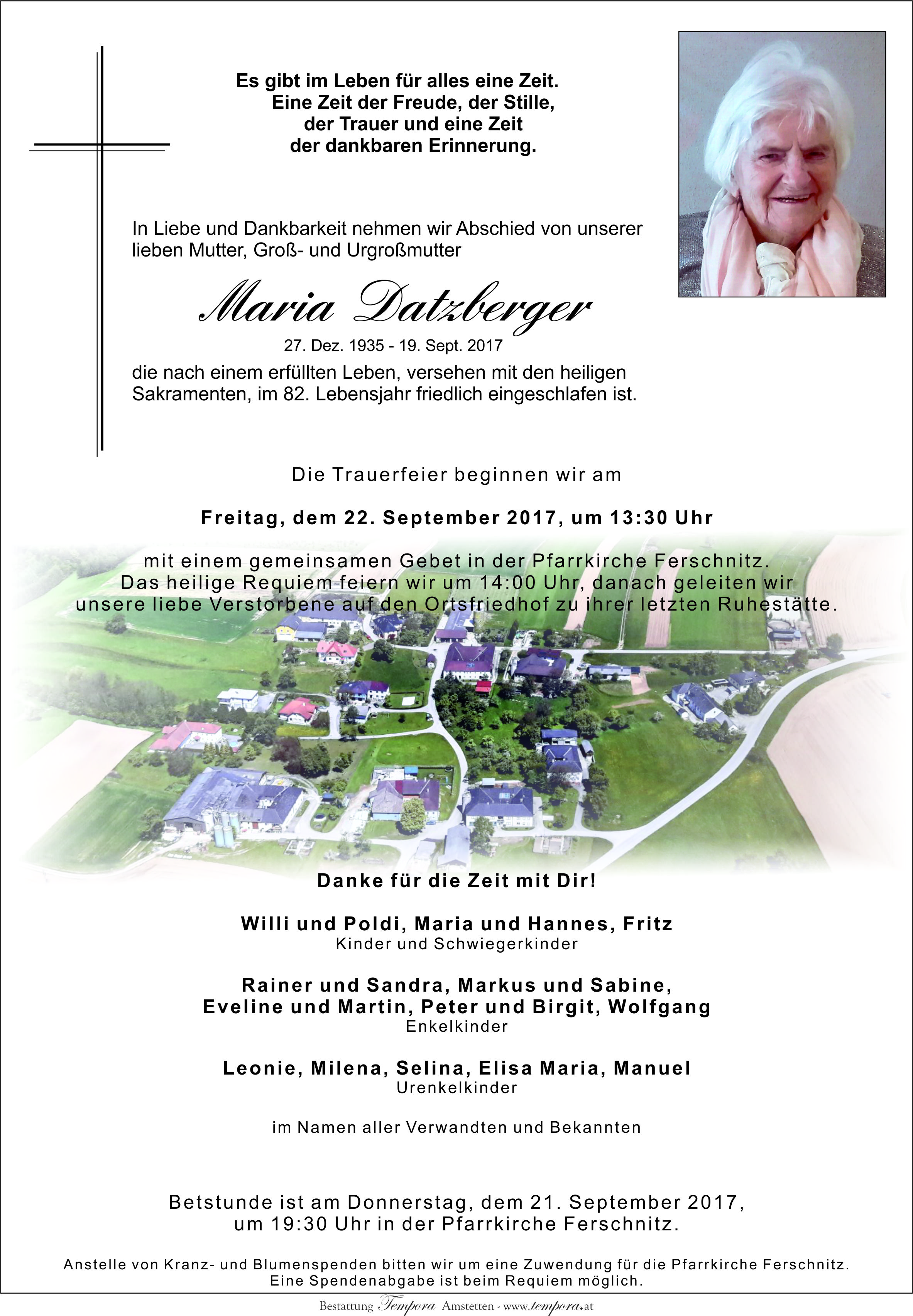 Parte Maria Datzberger