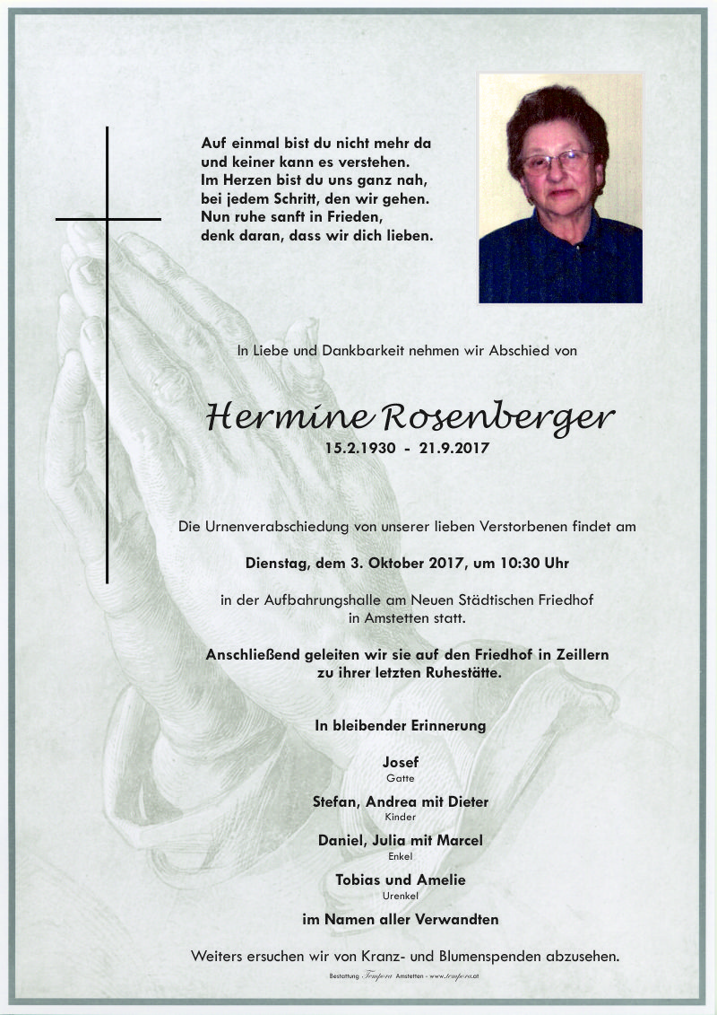 Parte Hermine Rosenberger