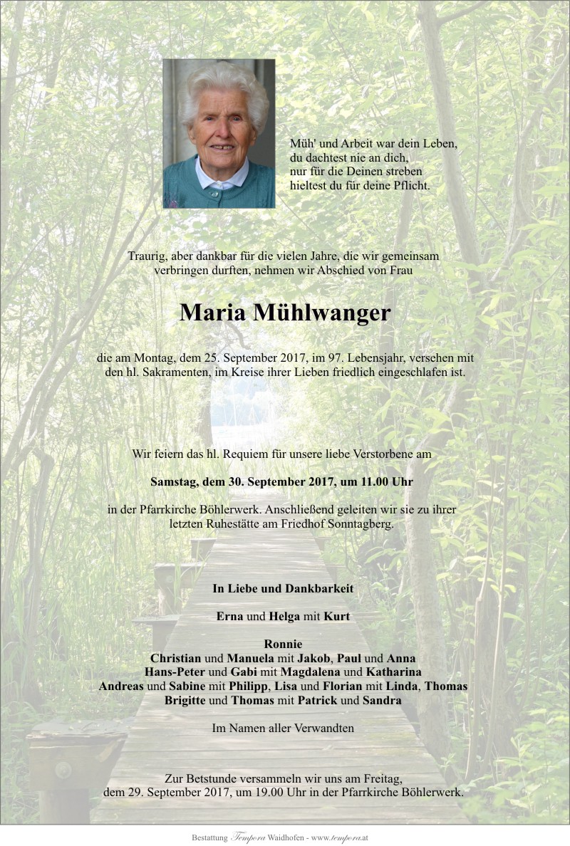 Parte Maria Mühlwanger