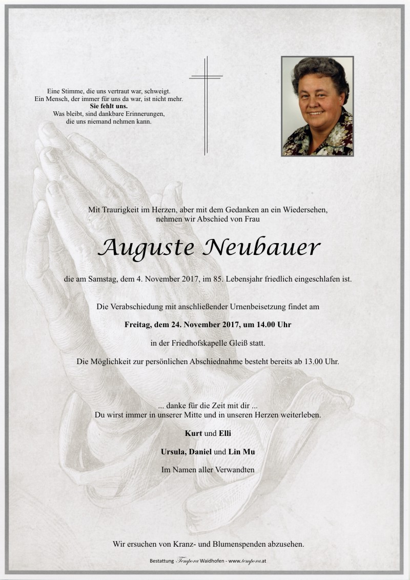 Parte Auguste Neubauer