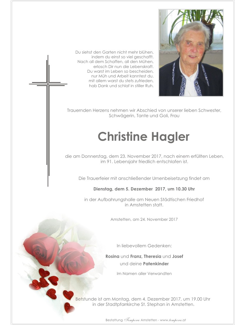 Parte Christine Hagler