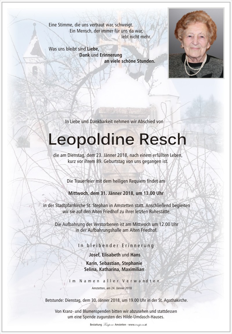 Parte Leopoldine Resch