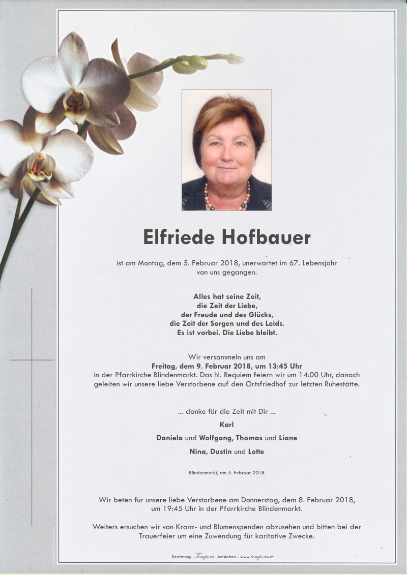 Parte Elfriede Hofbauer