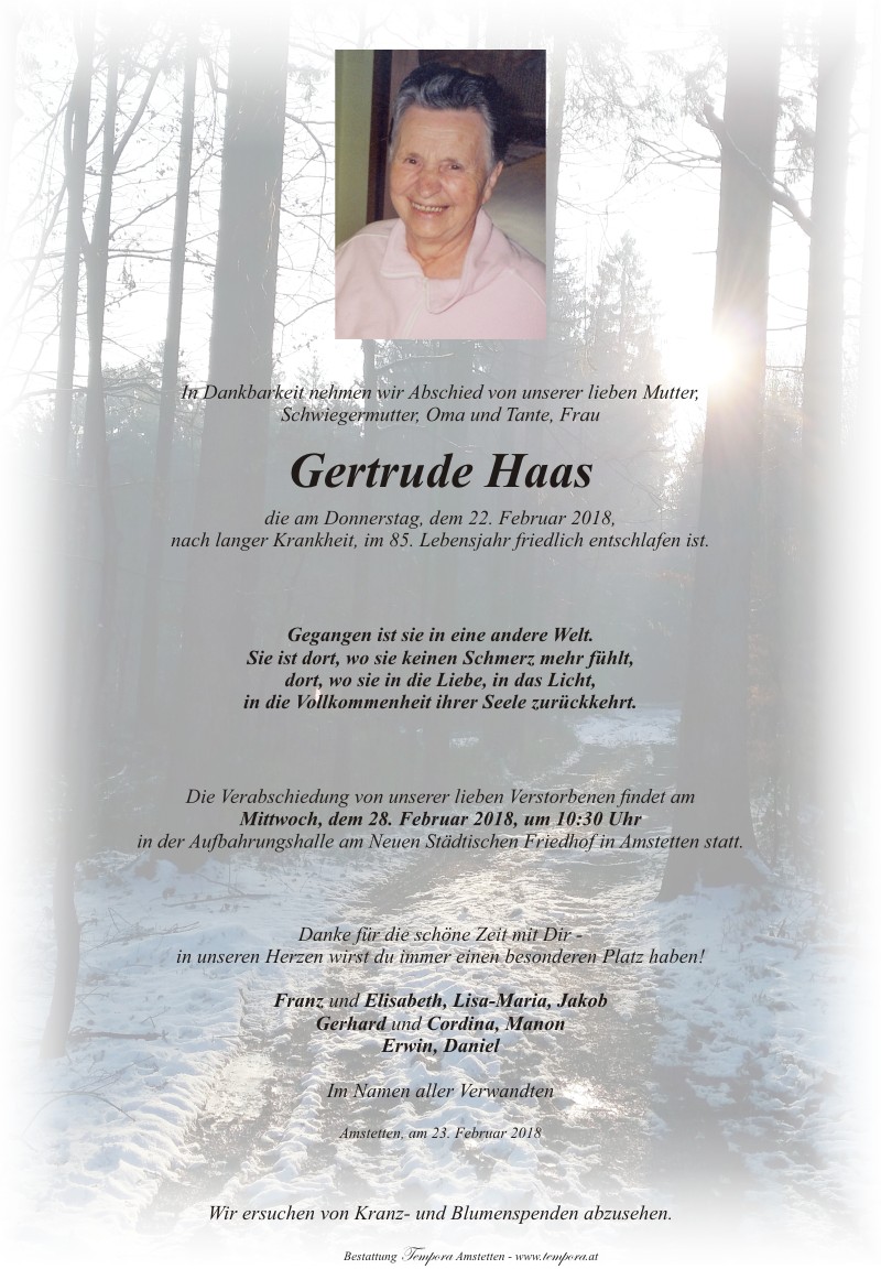 Parte Gertrude Haas