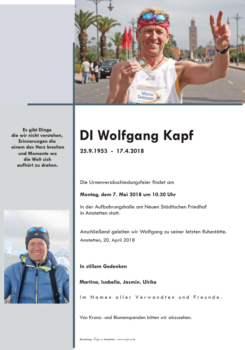 Parte DI Wolfgang Kapf