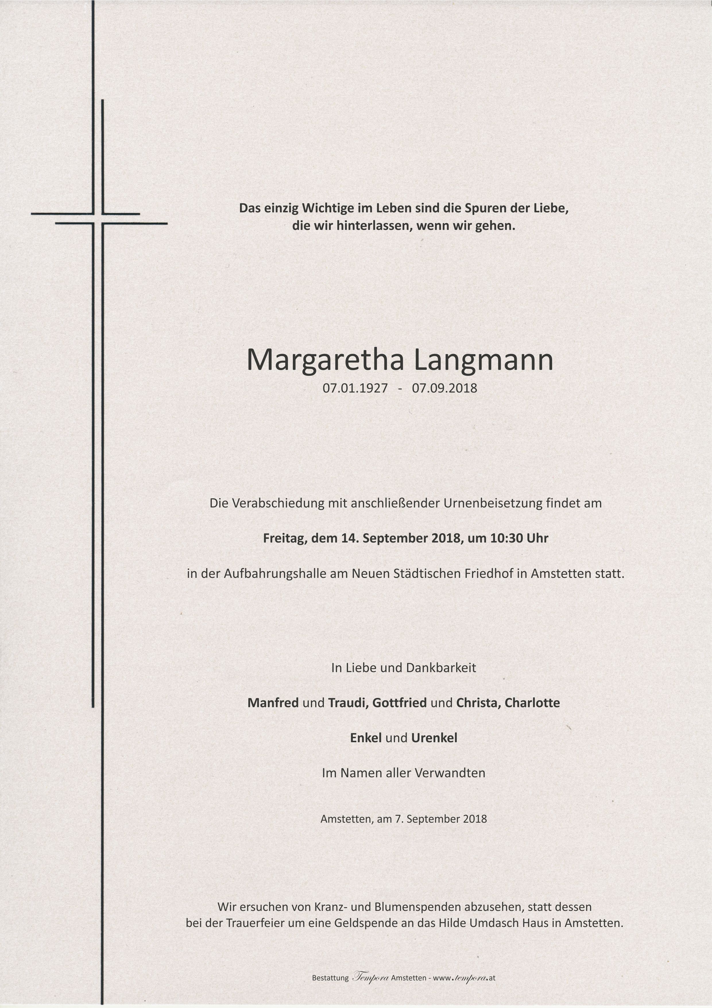 Parte Margaretha Langmann
