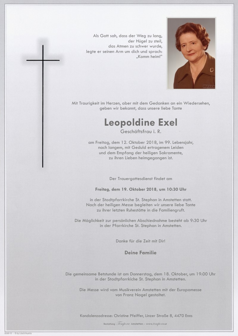 Parte Leopoldine Exel