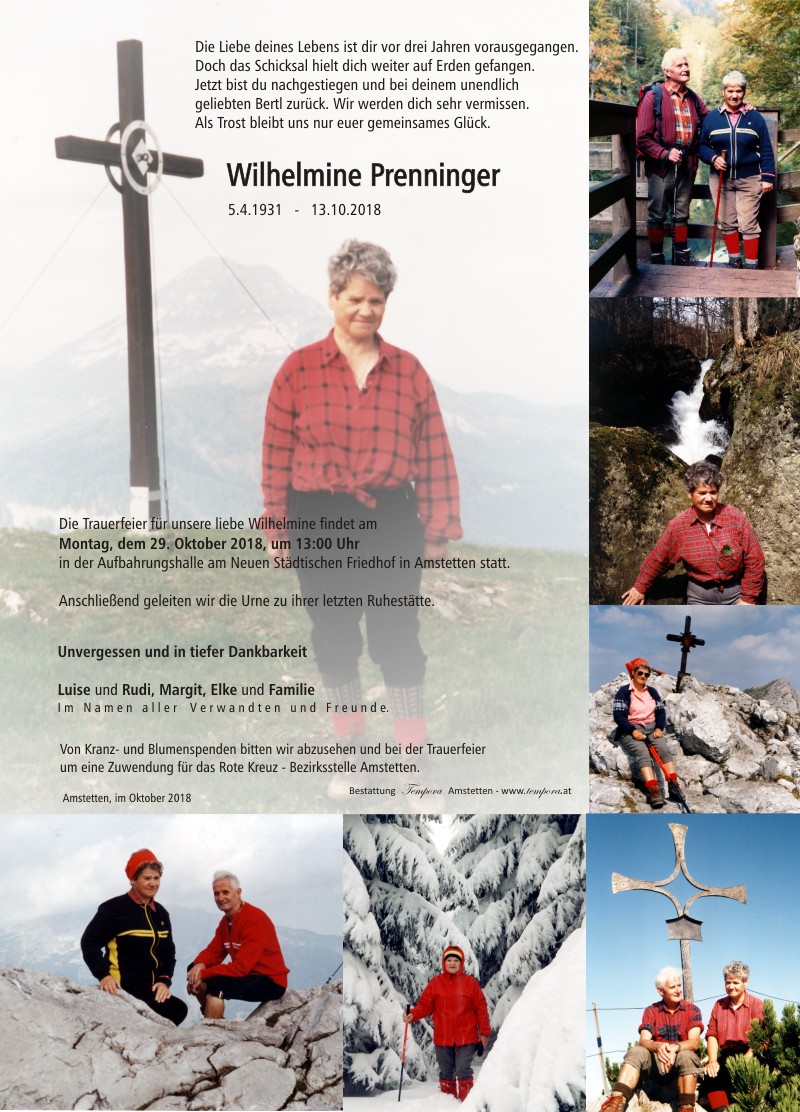 Parte Wilhelmine Prenninger