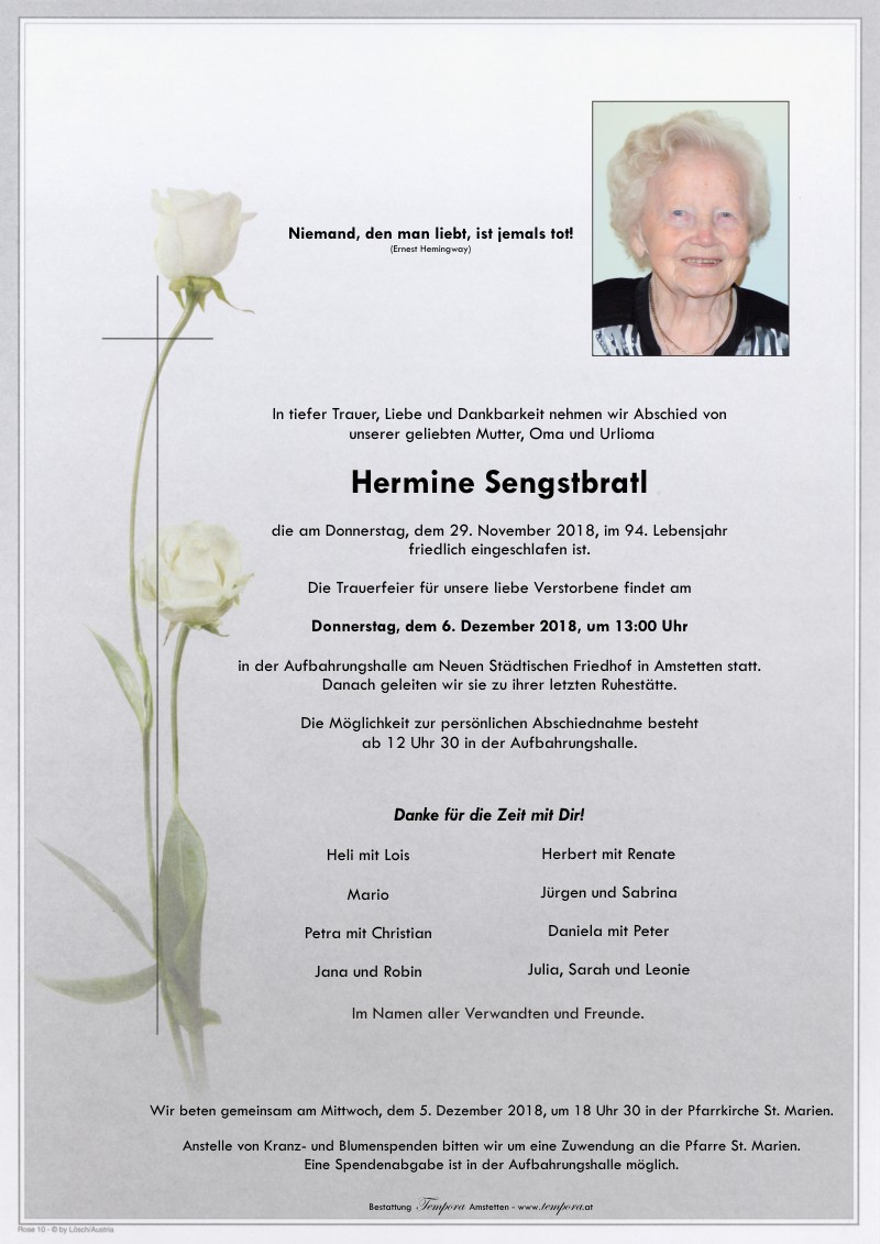 Parte Hermine Sengstbratl
