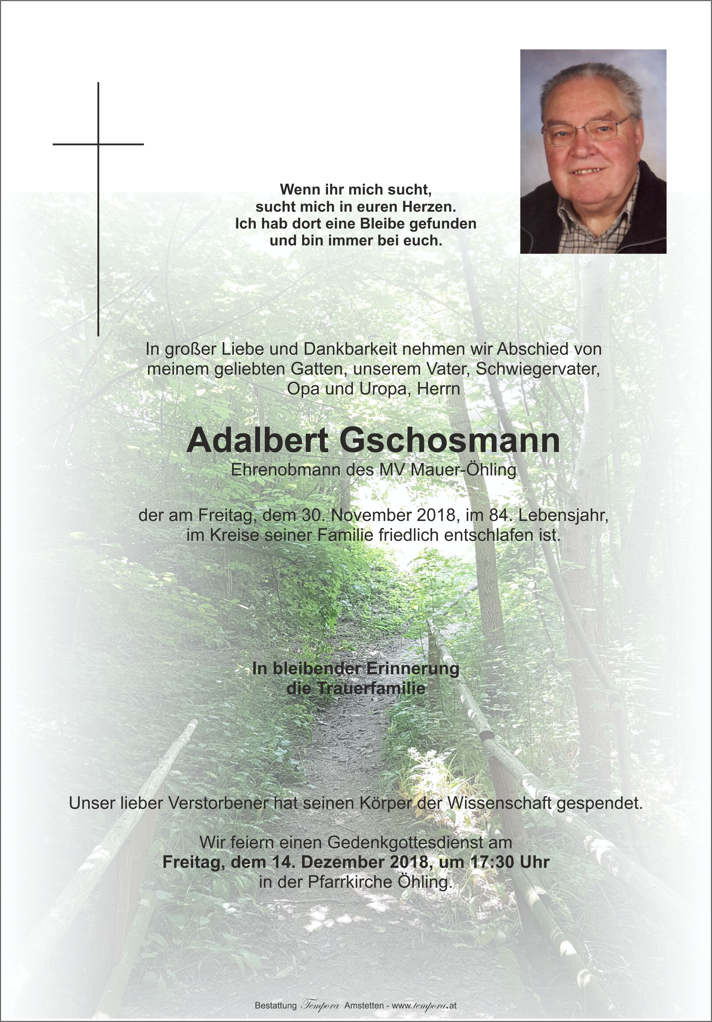 Parte Adalbert Gschosmann