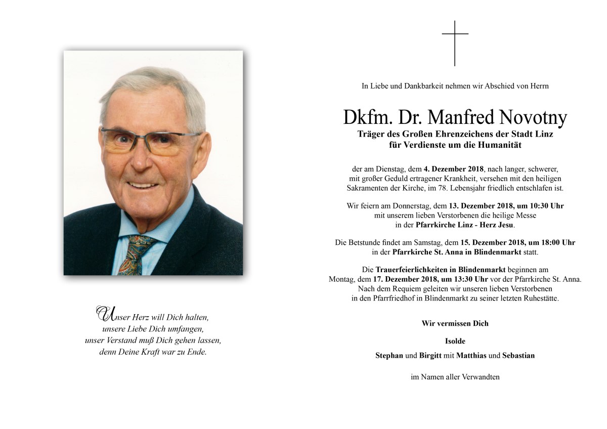Parte Dkfm. Dr. Manfred Novotny