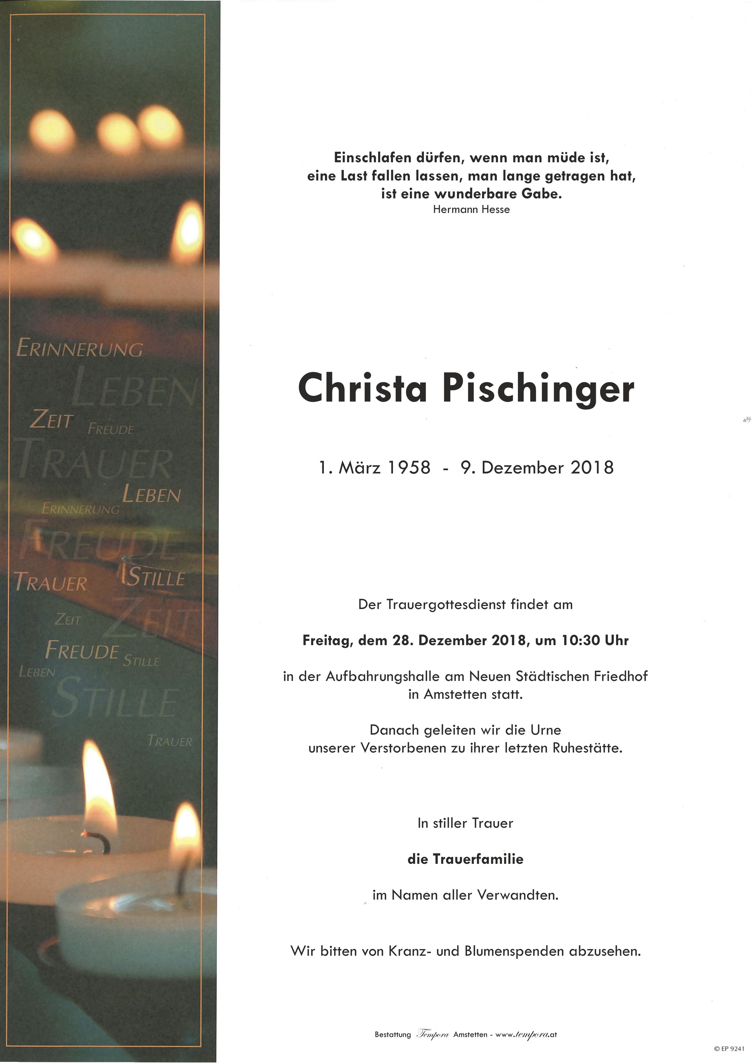 Parte Christa Pischinger