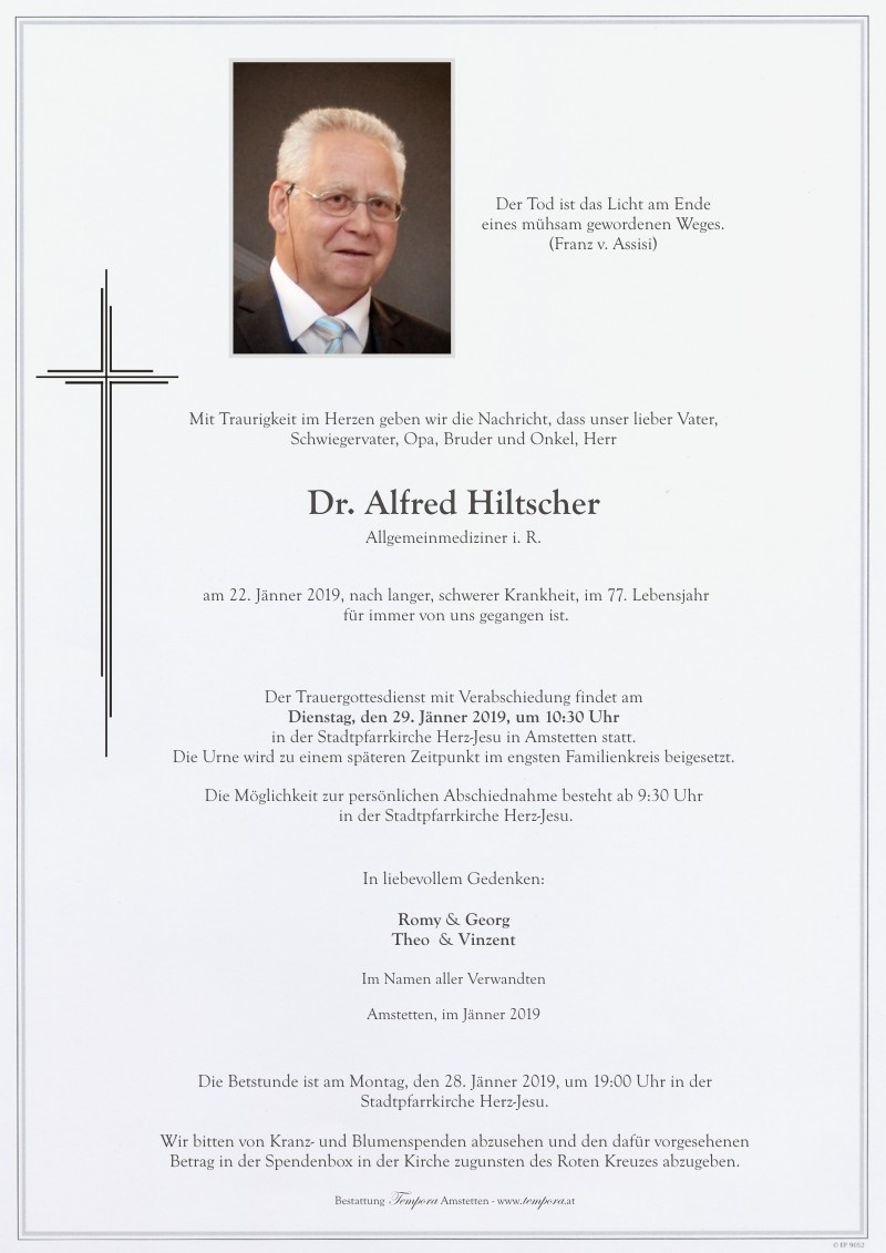 Parte Dr. Alfred Hiltscher