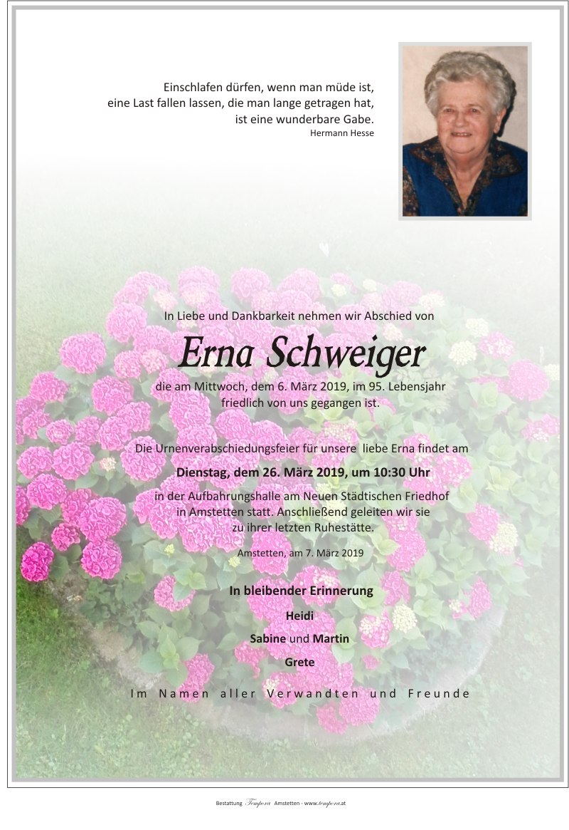 Parte Erna Schweiger