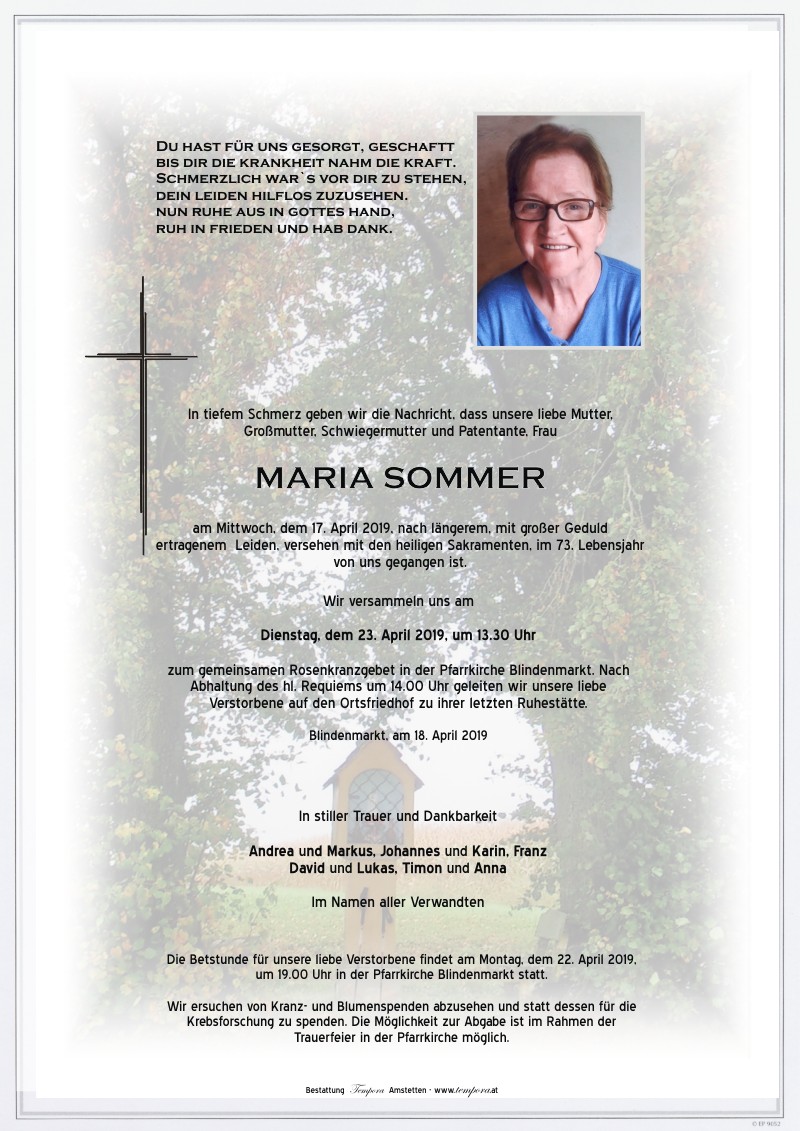 Parte Maria Sommer